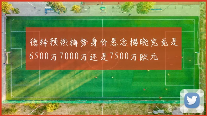 德转预热梅努身价悬念揭晓究竟是6500万7000万还是7500万欧元